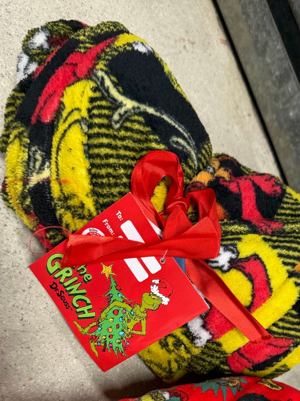 The grinch large pj bottoms new W tags